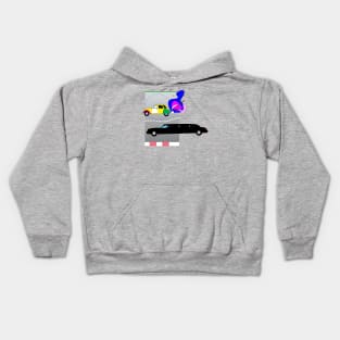 two cars Kids Hoodie